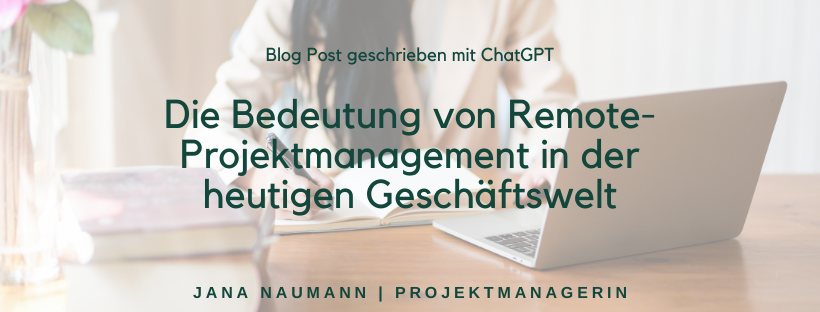 remote projektmanagement